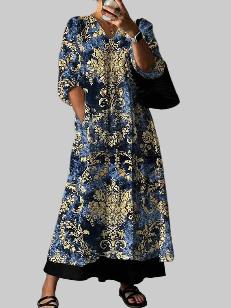 Sarah | Elegantes Bedrucktes Kleid