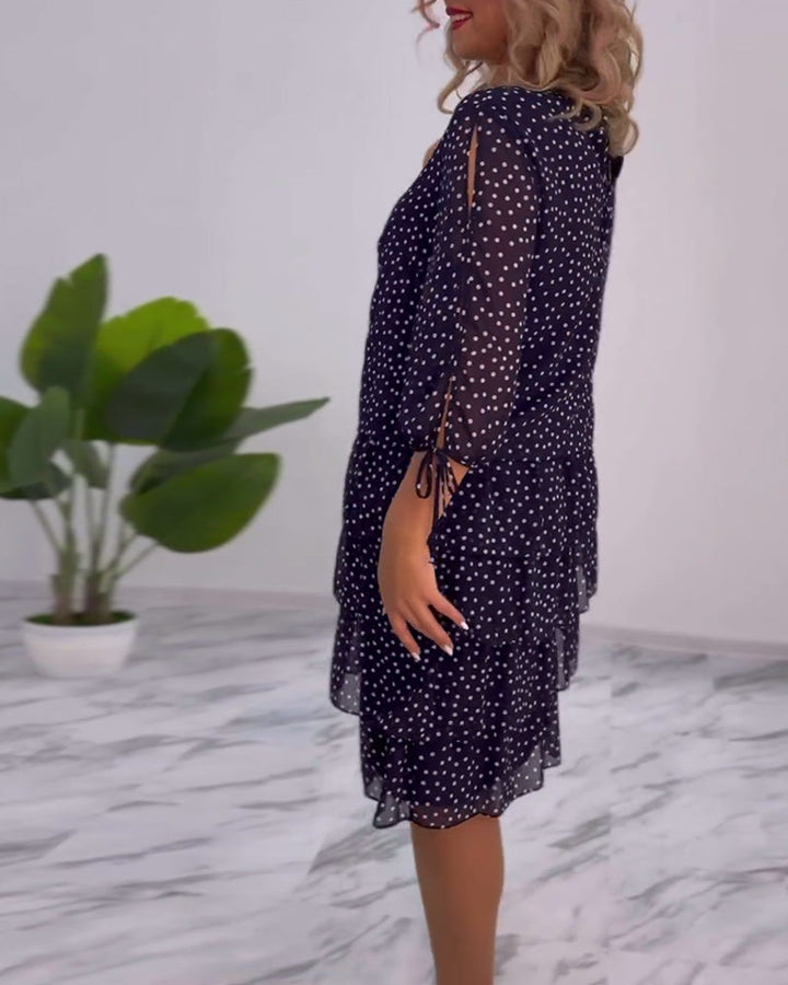 Tilly | Gepunktetes Schichtkleid