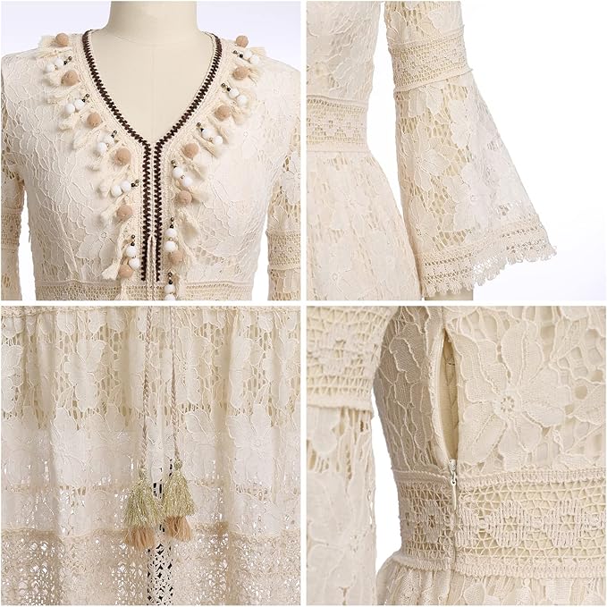 Amary | Boho Spitzenkleid