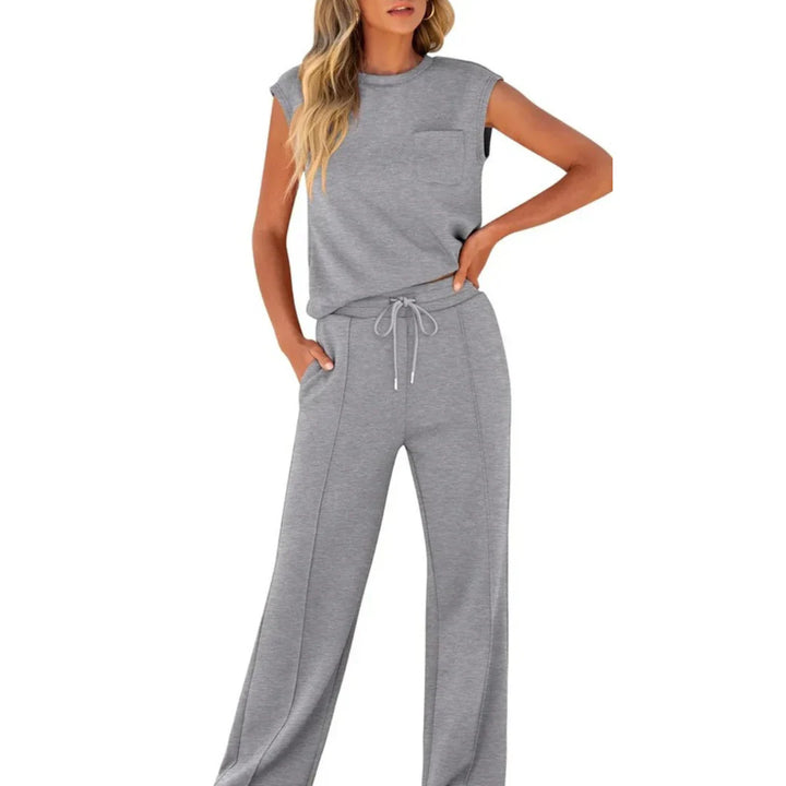 Lolly | Weiches schwarzes Lounge-Set, entspannte Passform, zweiteilig