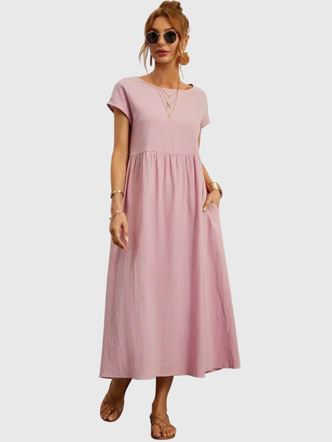 Clementine | Lässiges Kleid mit Taschen
