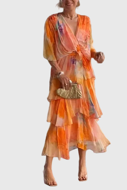 Alice | Elegantes Bohemian-Maxikleid
