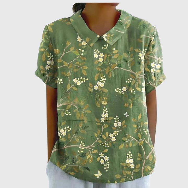 Karen | Blumige Bluse