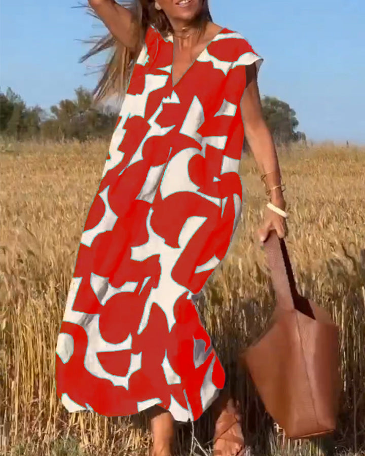 Kendall | Lässiges Abstract Kleid