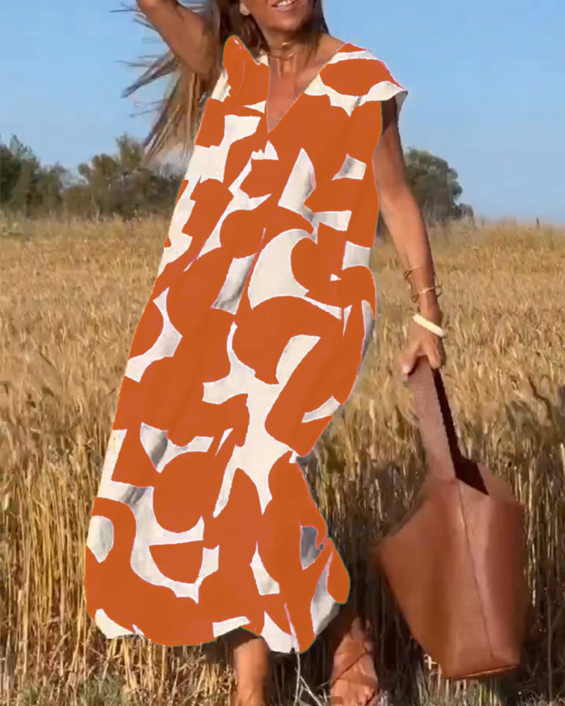 Kendall | Lässiges Abstract Kleid