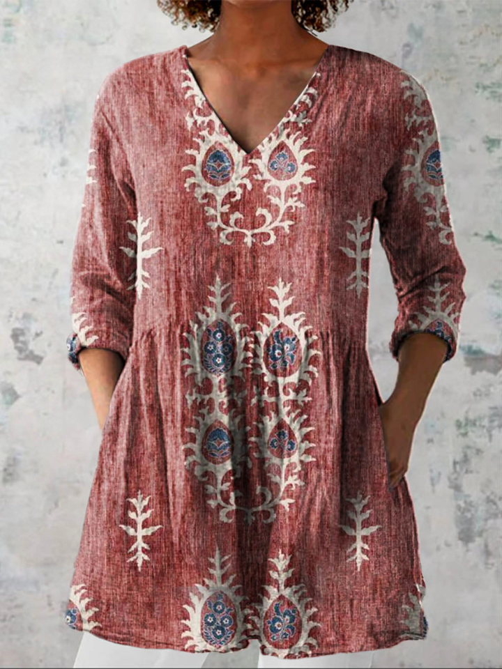 Maeve | Langarmshirt mit V-Ausschnitt