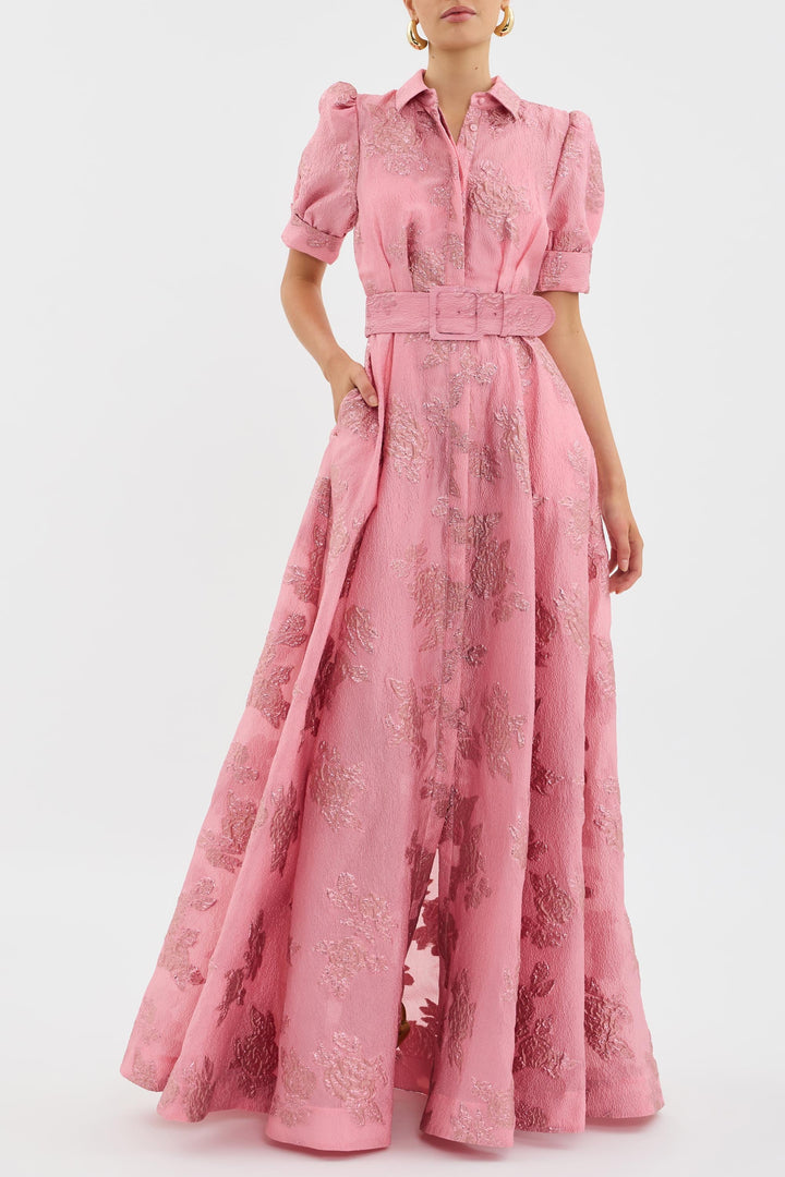 Anabella  | Kleid mit kurzen Puffärmeln