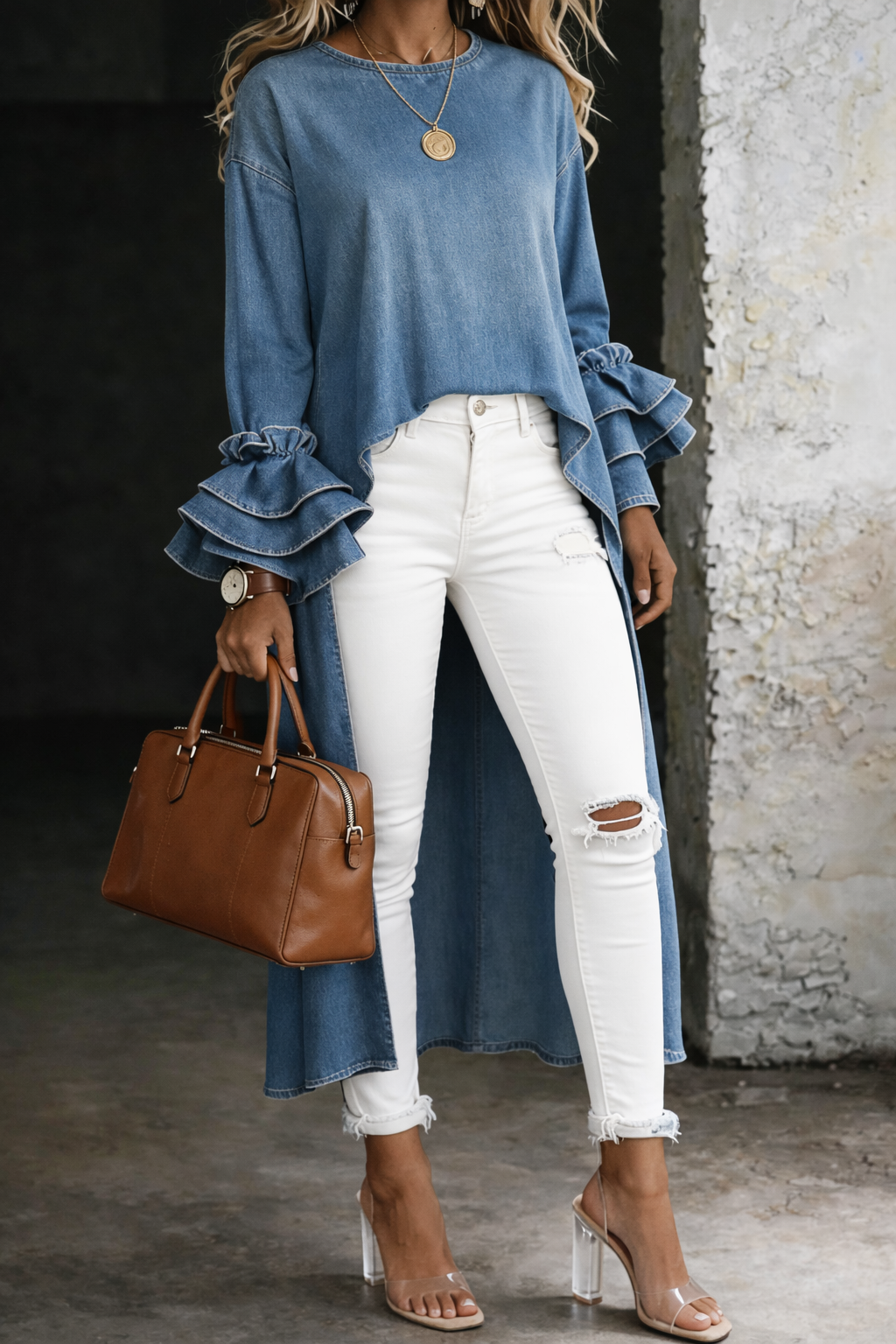 Ashley | Lässiges Shirt-Top