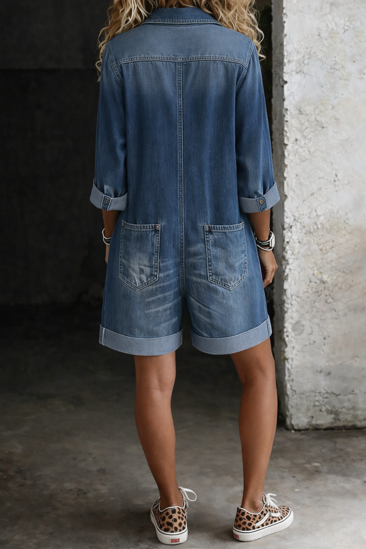 Nora | Denim Overall
