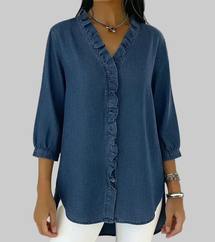 Abigail | Elegante Denim-Bluse