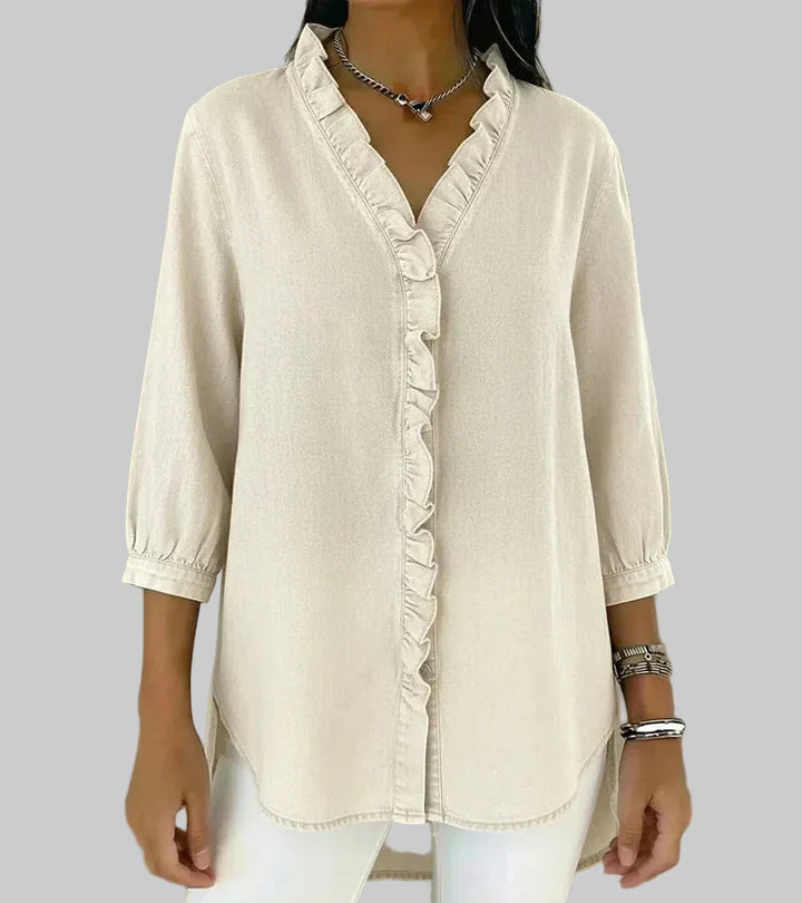 Abigail | Elegante Denim-Bluse