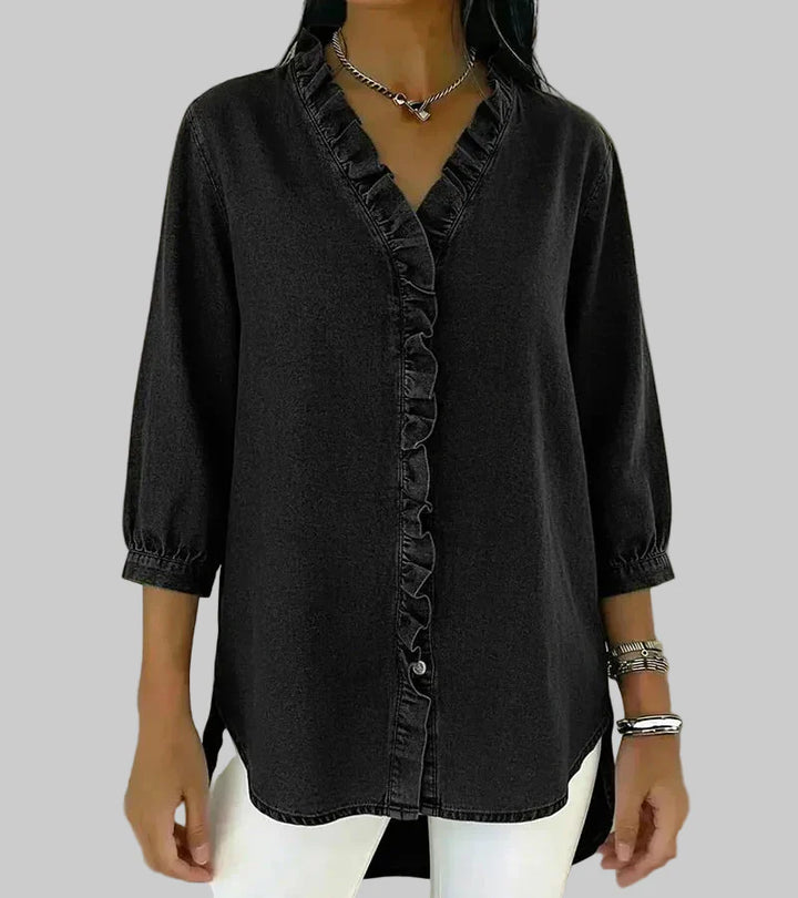 Abigail | Elegante Denim-Bluse