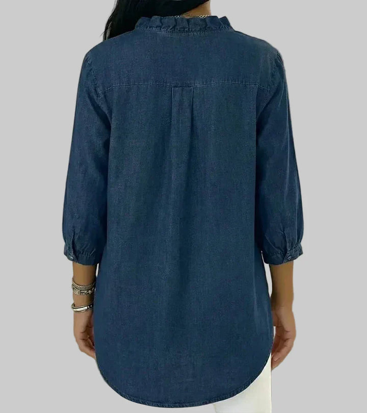 Abigail | Elegante Denim-Bluse