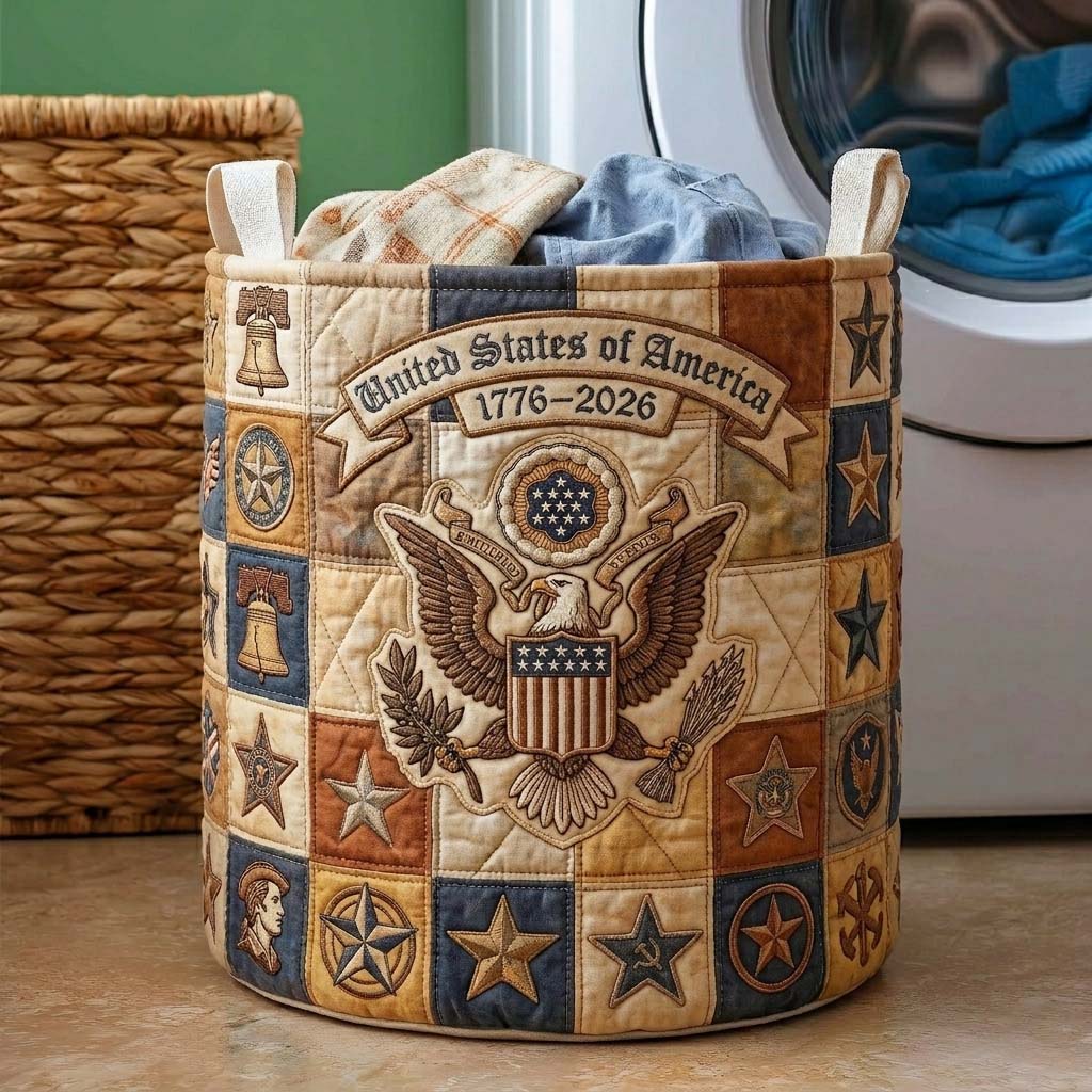 Heritage Eagle Crest Gepolsterter Wäschekorb