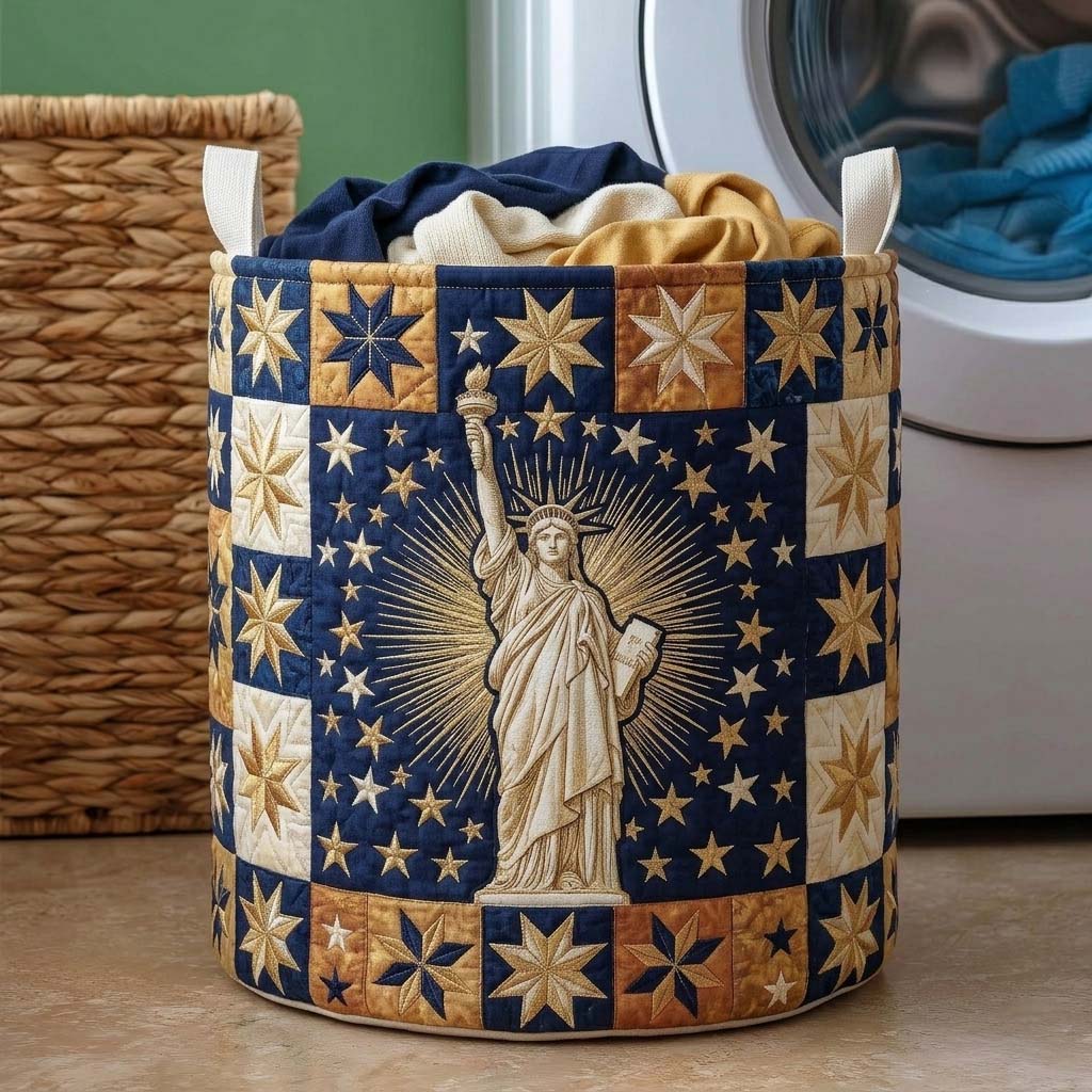Gepolsterter Wäschekorb Liberty Star Glory
