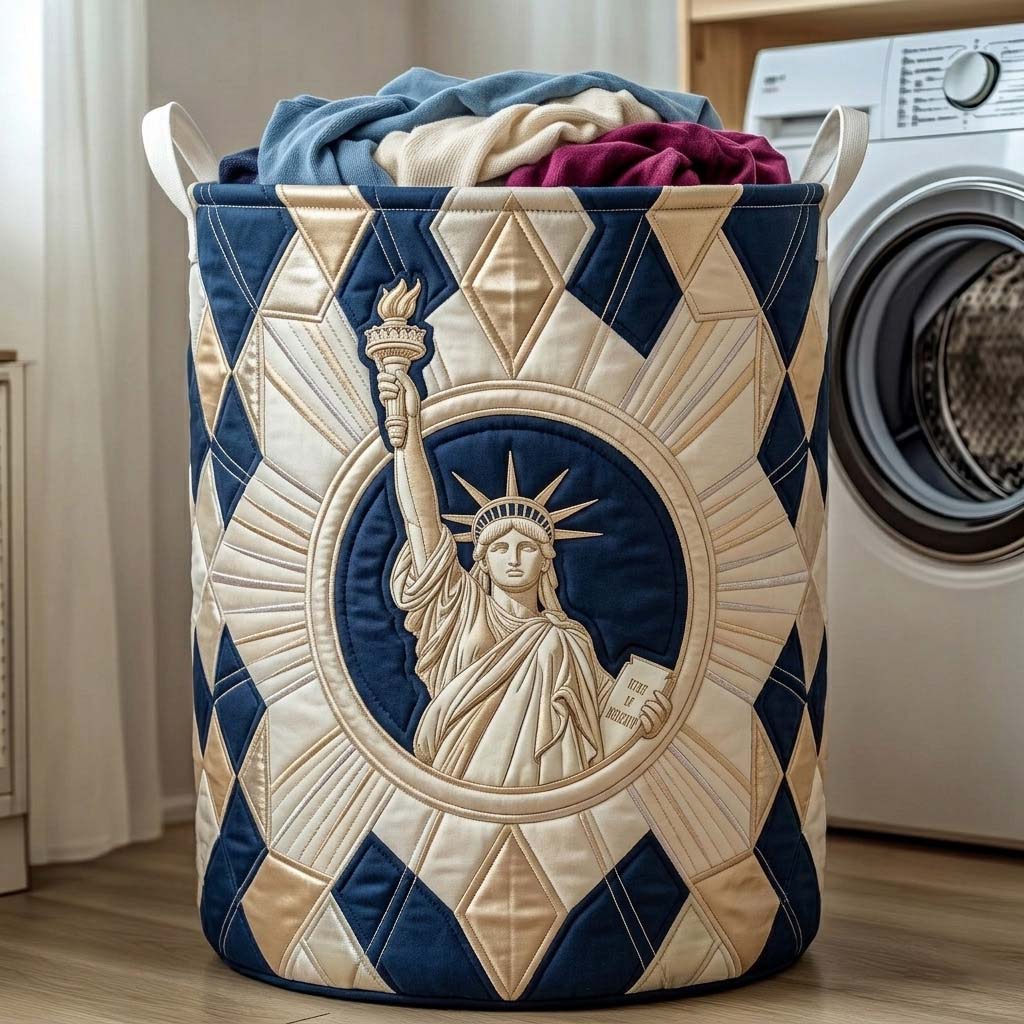 Gesteppten Wäschekorb Liberty Radiant Crest