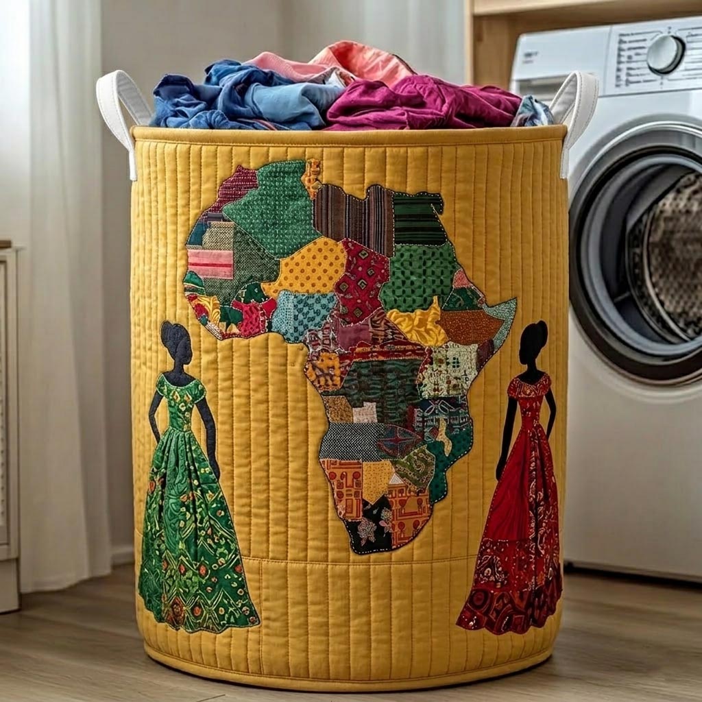 Gepolsterter Wäschekorb Afrika Legacy