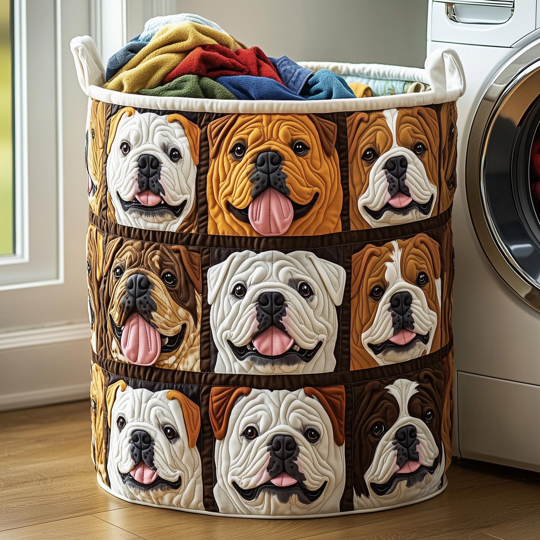 Bulldog Buddy Gepolsterter Wäschekorb