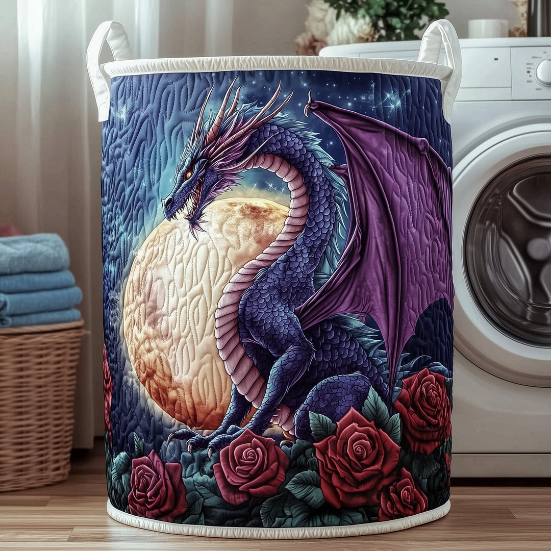 Gesteppten Drachen Wäschekorb