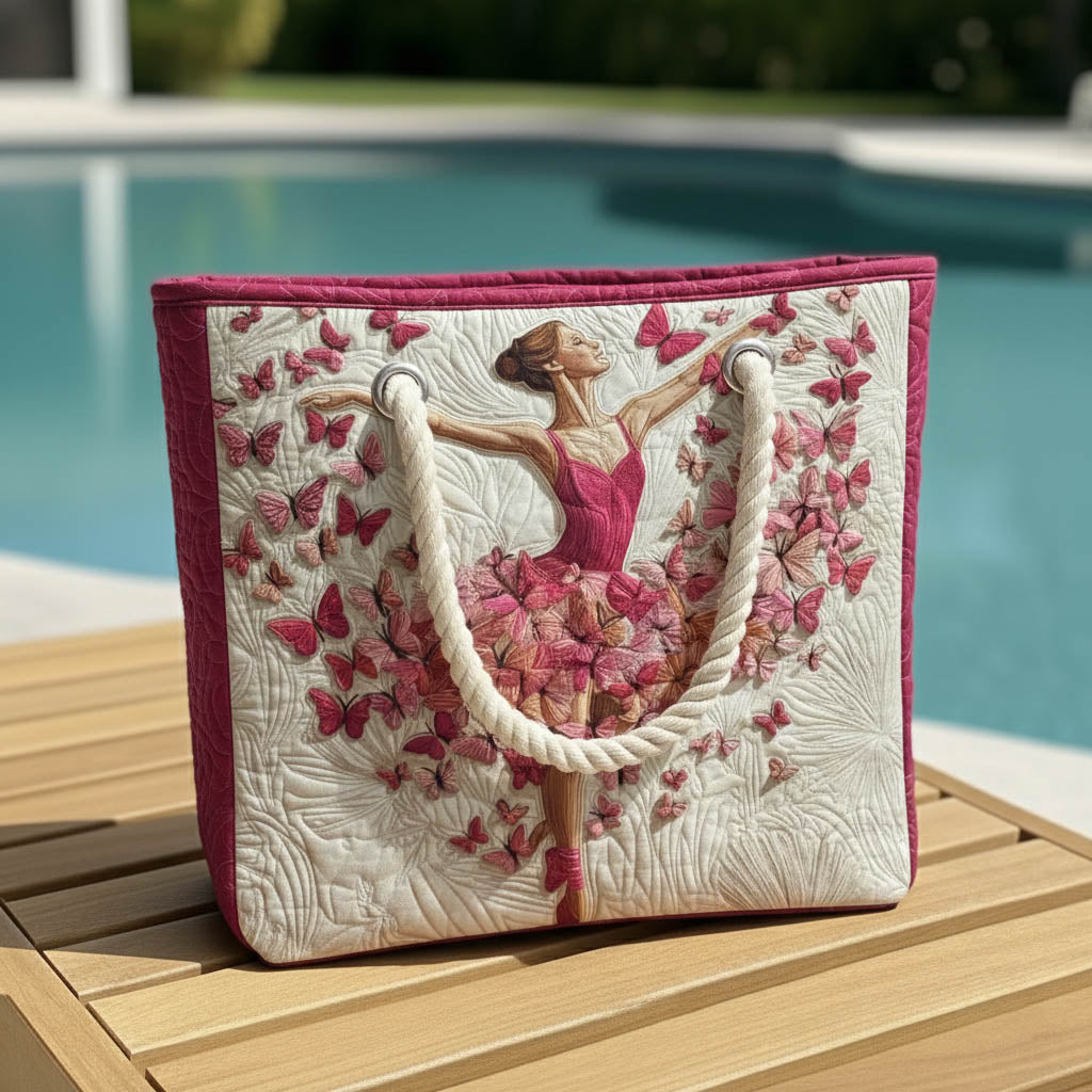 Elegante gesteppten Strandtasche Ballerina