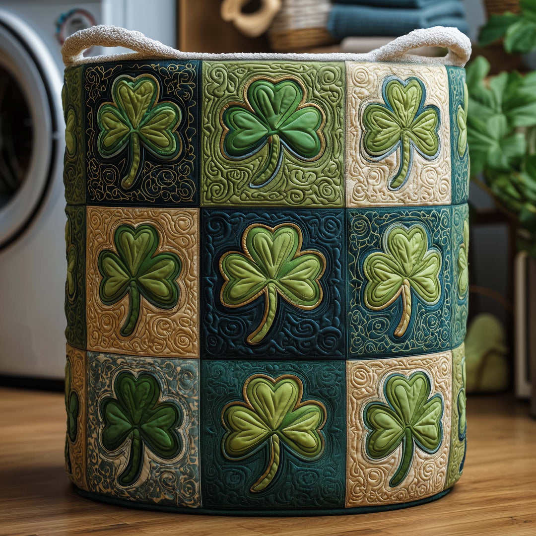 Clover Grid Gepolsterter Wäschekorb
