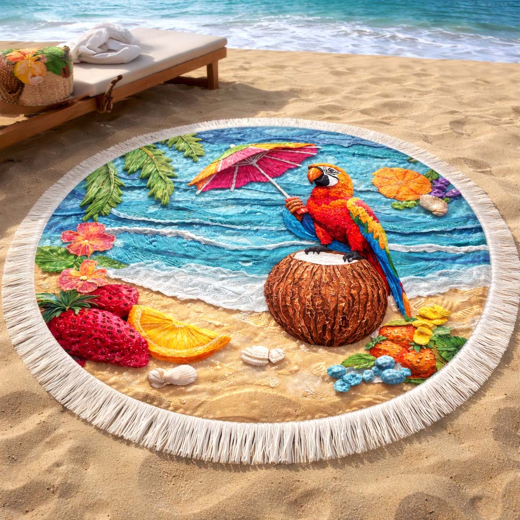 Runde Strandtuch Fiesta