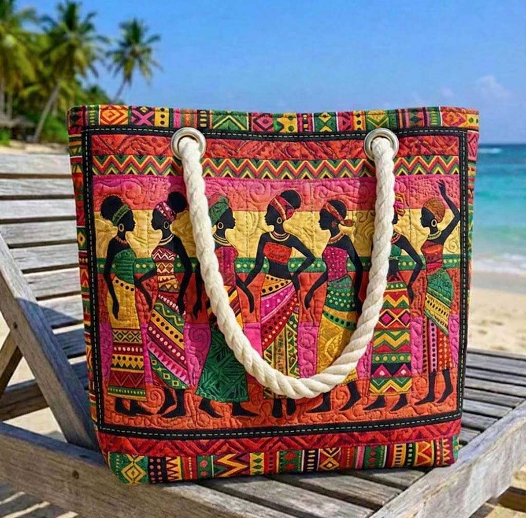 Gepolsterte Strandtasche Melanin Queens