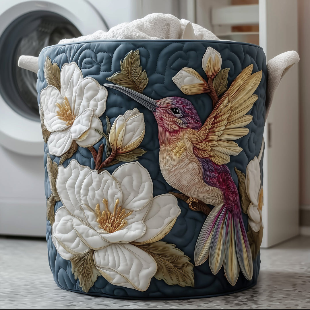Eleganter gesteppten Wäschekorb Kolibri