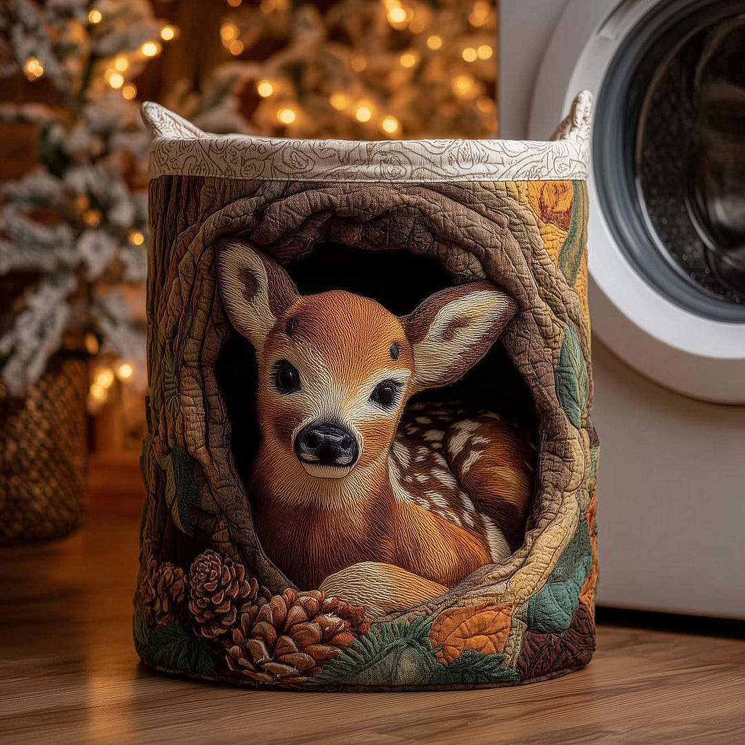 Gesteppten Wäschekorb Deerwood Hideaway