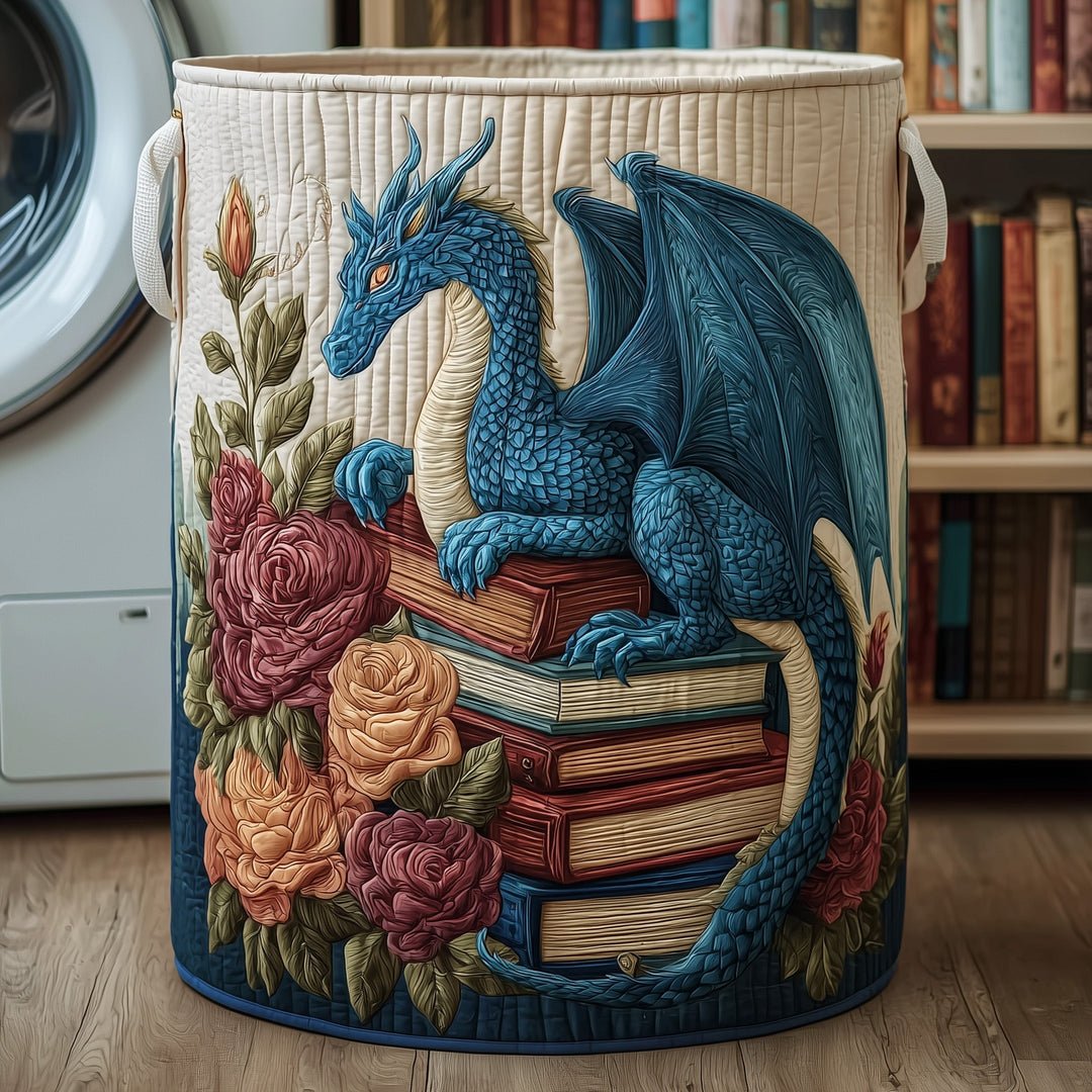 Gepolsterter Wäschekorb Bibliothek Drache