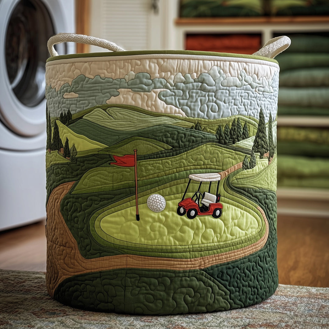 Gesteppten Wäschekorb Fairway Dreams