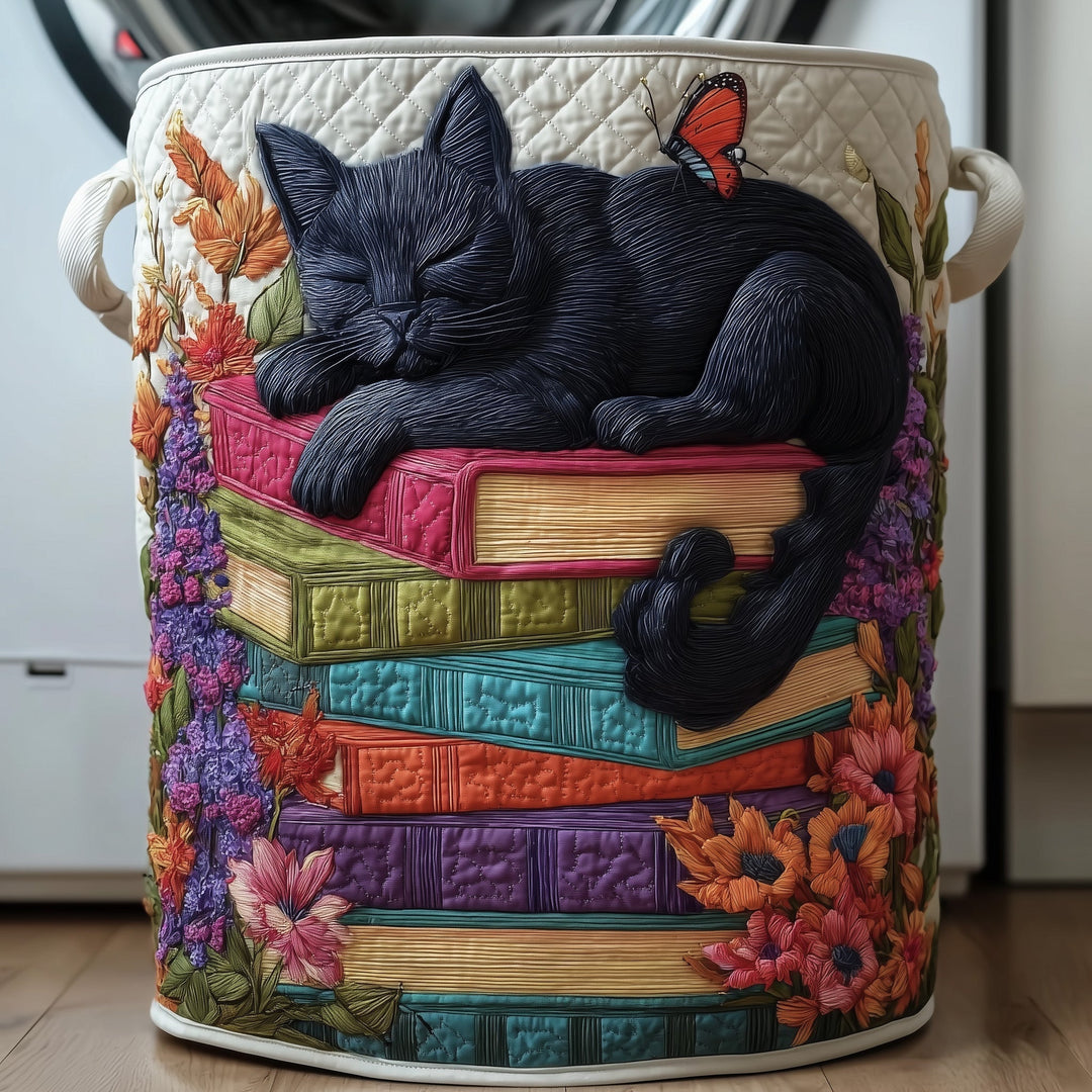 Gepolsterter Wäschekorb Purrfect Pages
