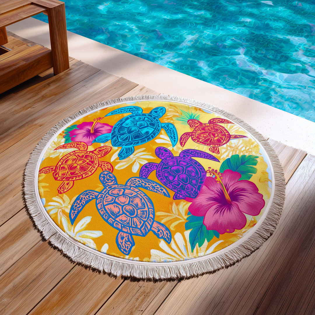 Tropic Nomad Runde Strandtuch