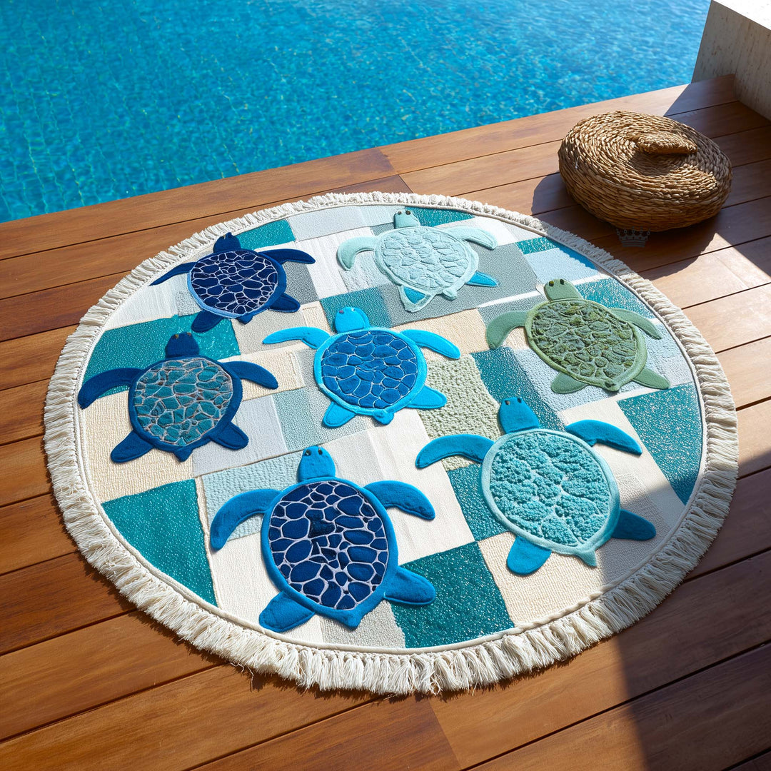 Runde Strandtuch Tropic Nomad