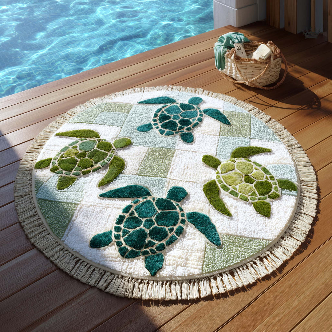 Runde Strandtuch Tropic Nomad