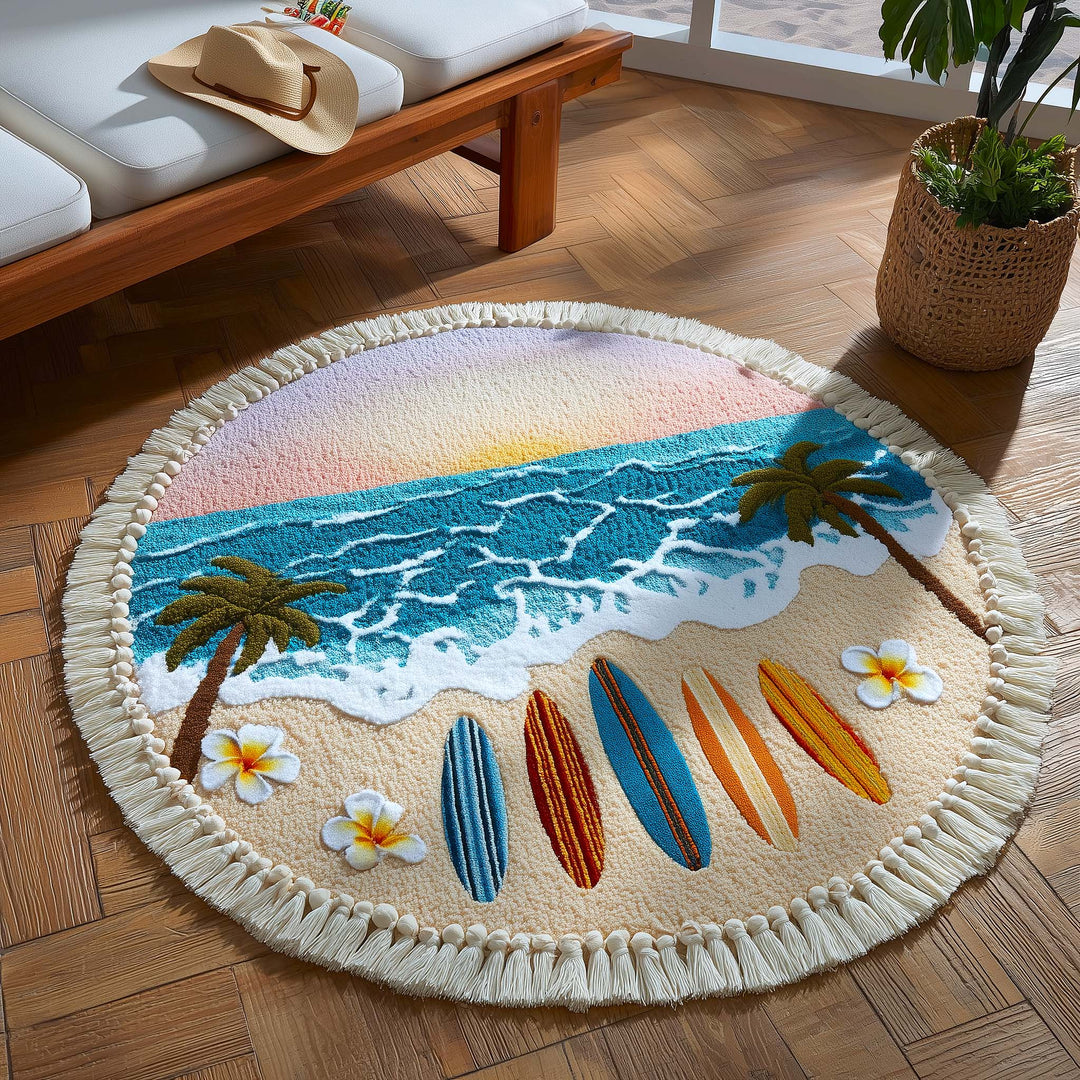 Runde Strandtuch Sandy Haven