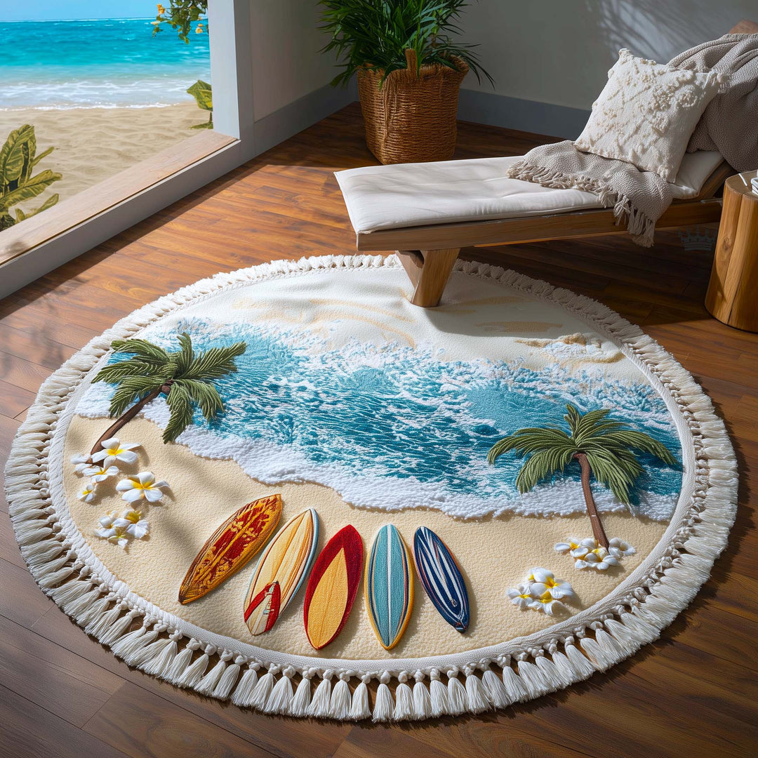 Runde Strandtuch Sandy Haven