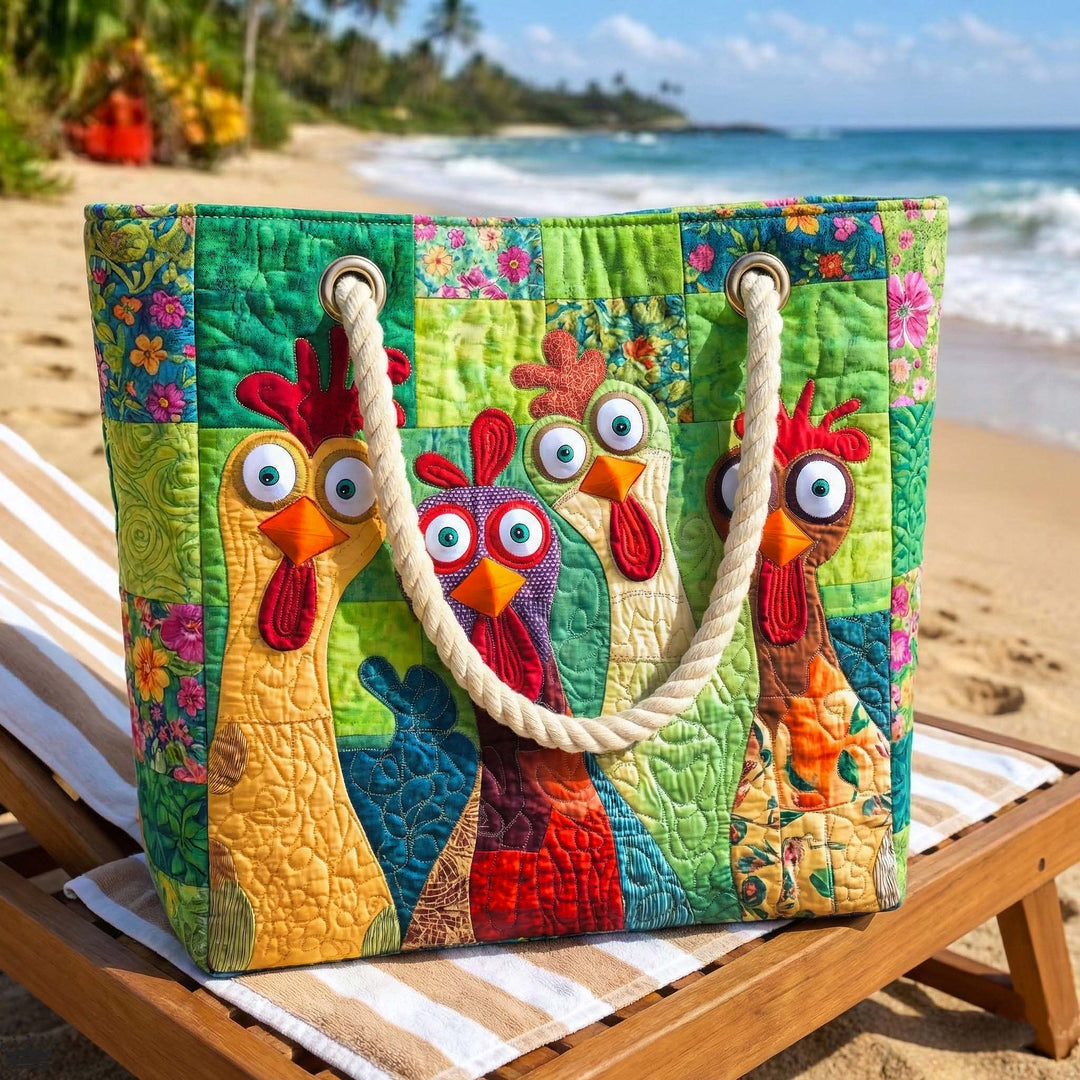 Funky Chicken Gepolsterte Strandtasche