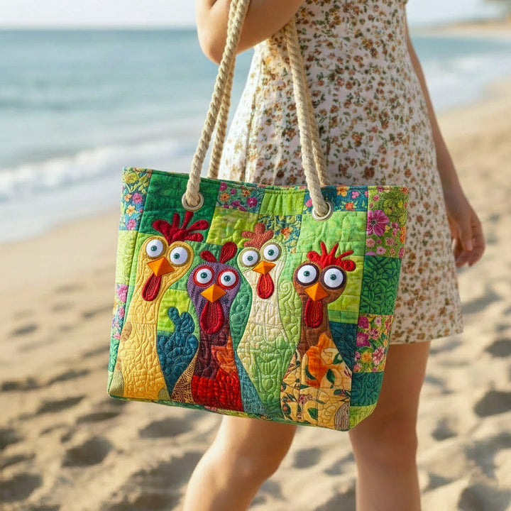 Funky Chicken Gepolsterte Strandtasche