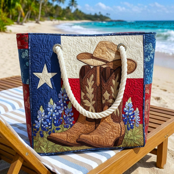 Gepolsterte Strandtasche Texas Stolz