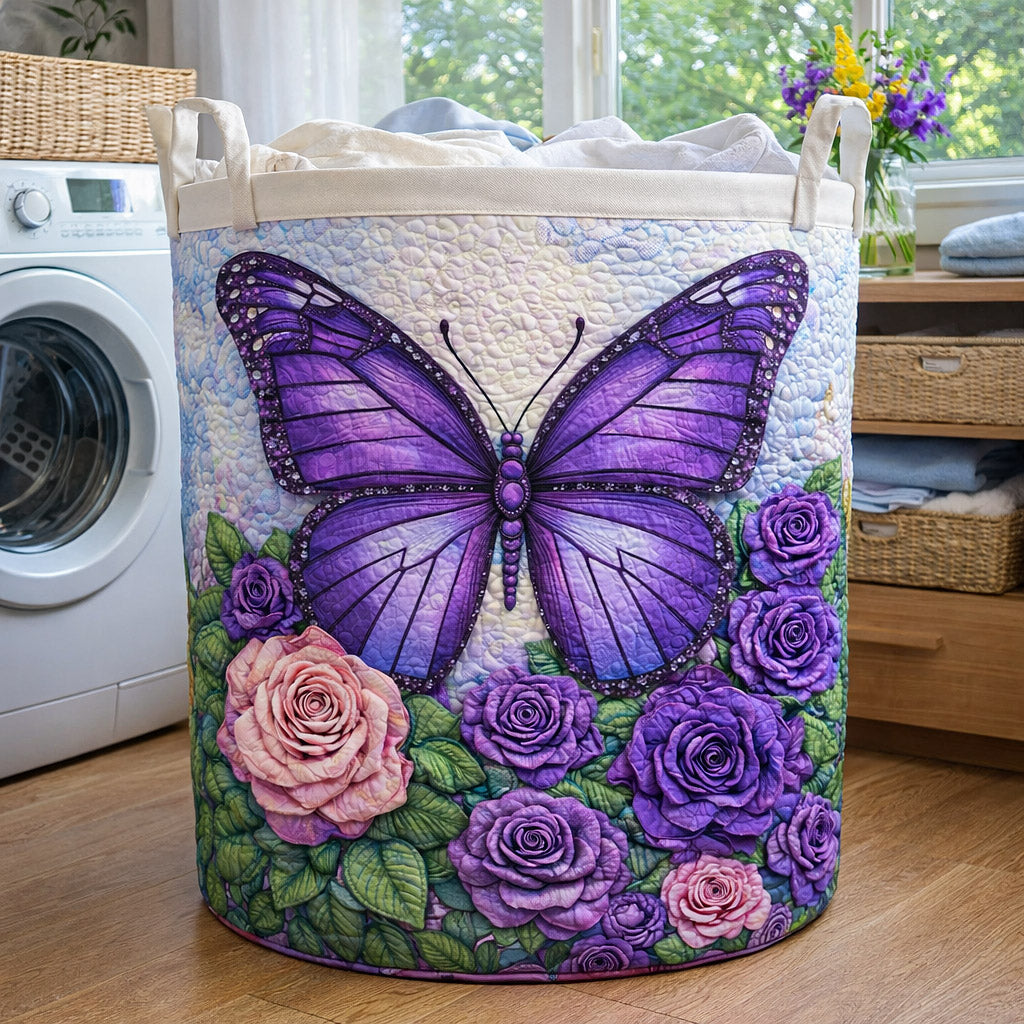 Wiesen-Flatter Quilted Wäschekorb