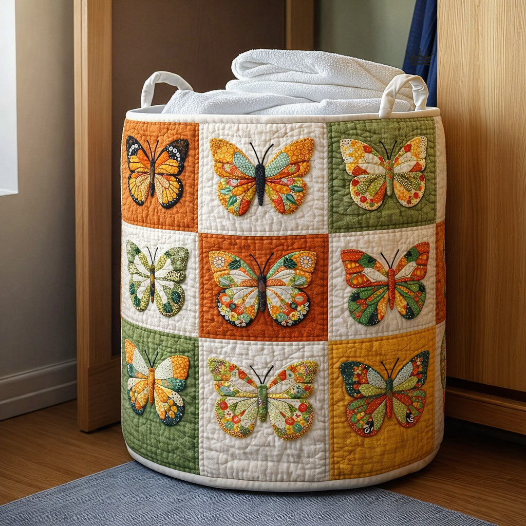 Wiesen-Flatter Quilted Wäschekorb