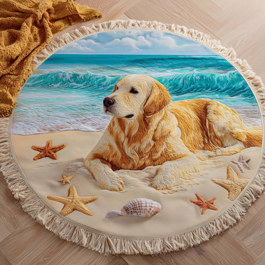Goldene Küste Runde Strandtuch