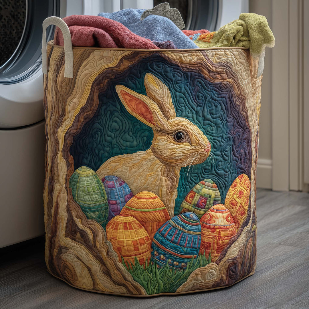 Osterhasen-Quilt-Wäschekorb
