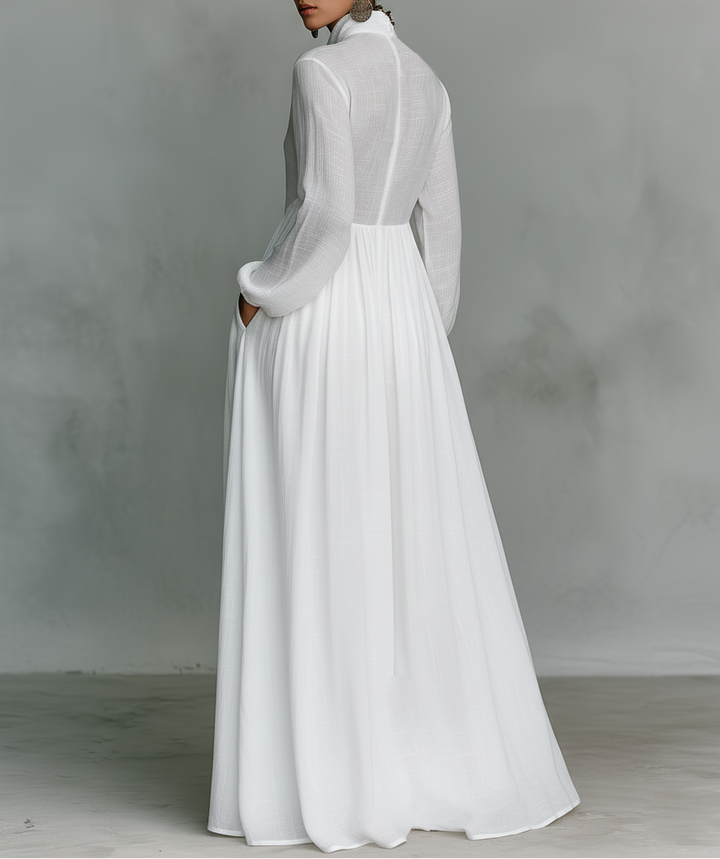 Serena | Elegantes Button-Down Maxikleid