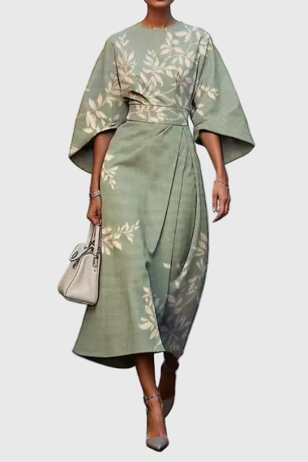 Myrelle | Elegantes Blumen - Kleid