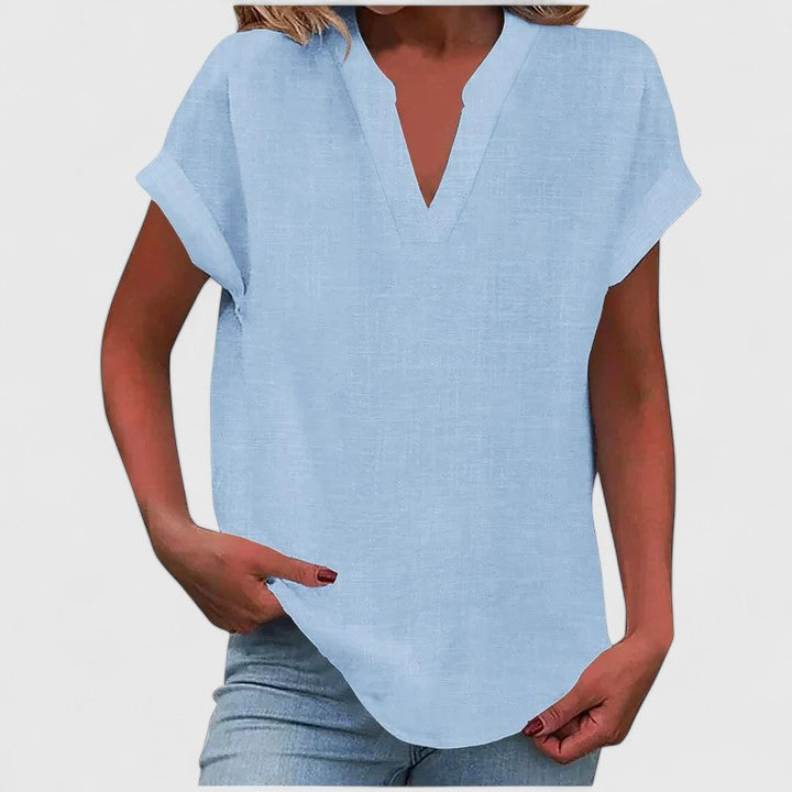 Wien | Bequeme V-Ausschnitt Bluse