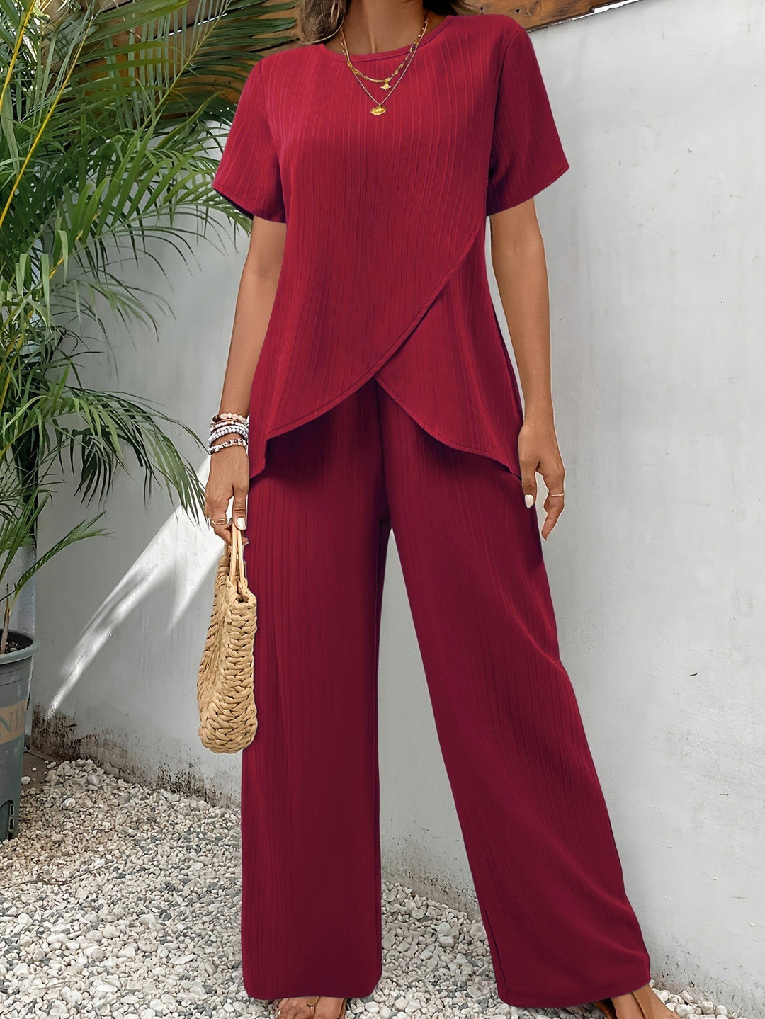 Lauren | Elegantes Zweiteiliges Set mit fließendem Komfort