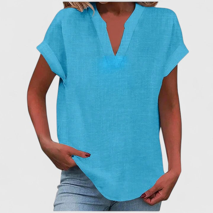 Wien | Bequeme V-Ausschnitt Bluse