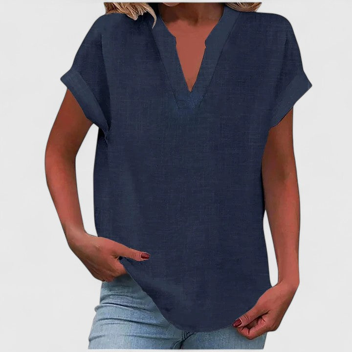 Wien | Bequeme V-Ausschnitt Bluse